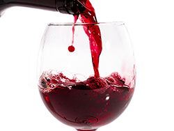 glass of red wine